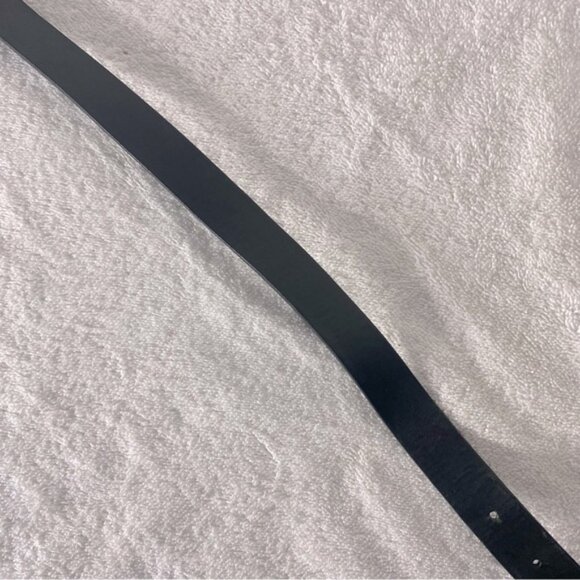 H&M Divided Black Leather Belt - Picture 4 of 12